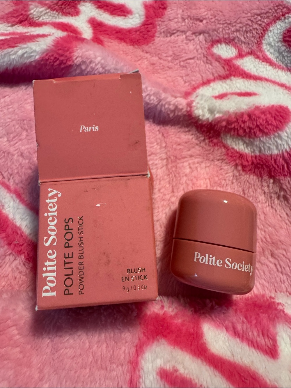 Polite Society Polite Pops Powder Blush Stick Shade Paris New In Box